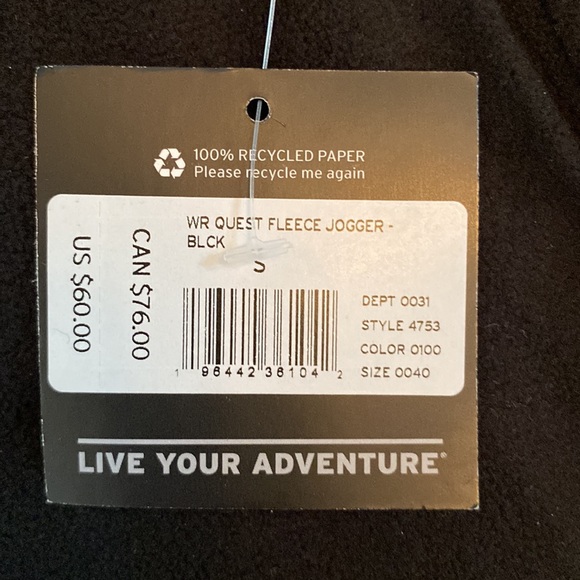 Fleece Joggers Sm/Medium - Picture 3 of 5